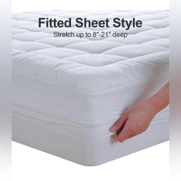 COPY - Easeland Mattress Pad - Queen Deep Pocket - Picture 8 of 9